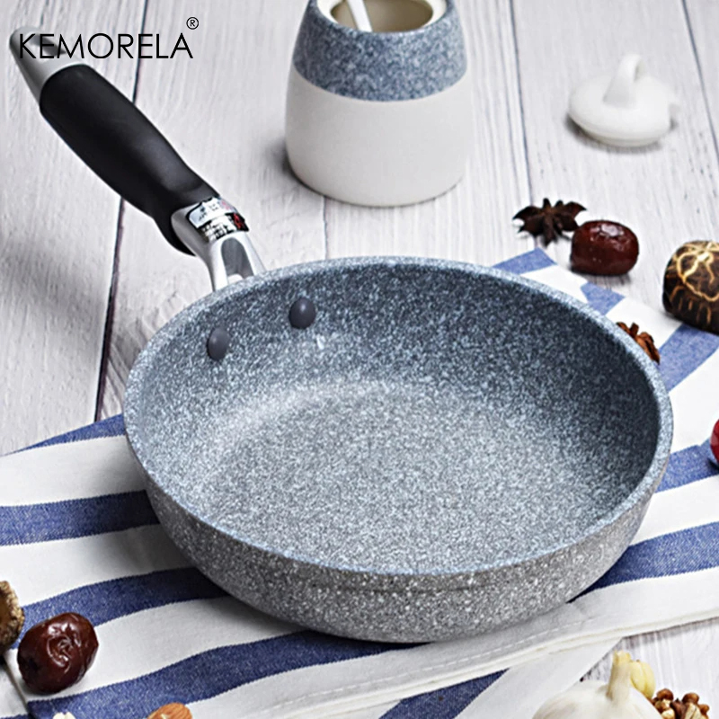 Mini Pancake Griddle - Durable Stone Frying Pan28/26/24/20cm Wok Non-stick