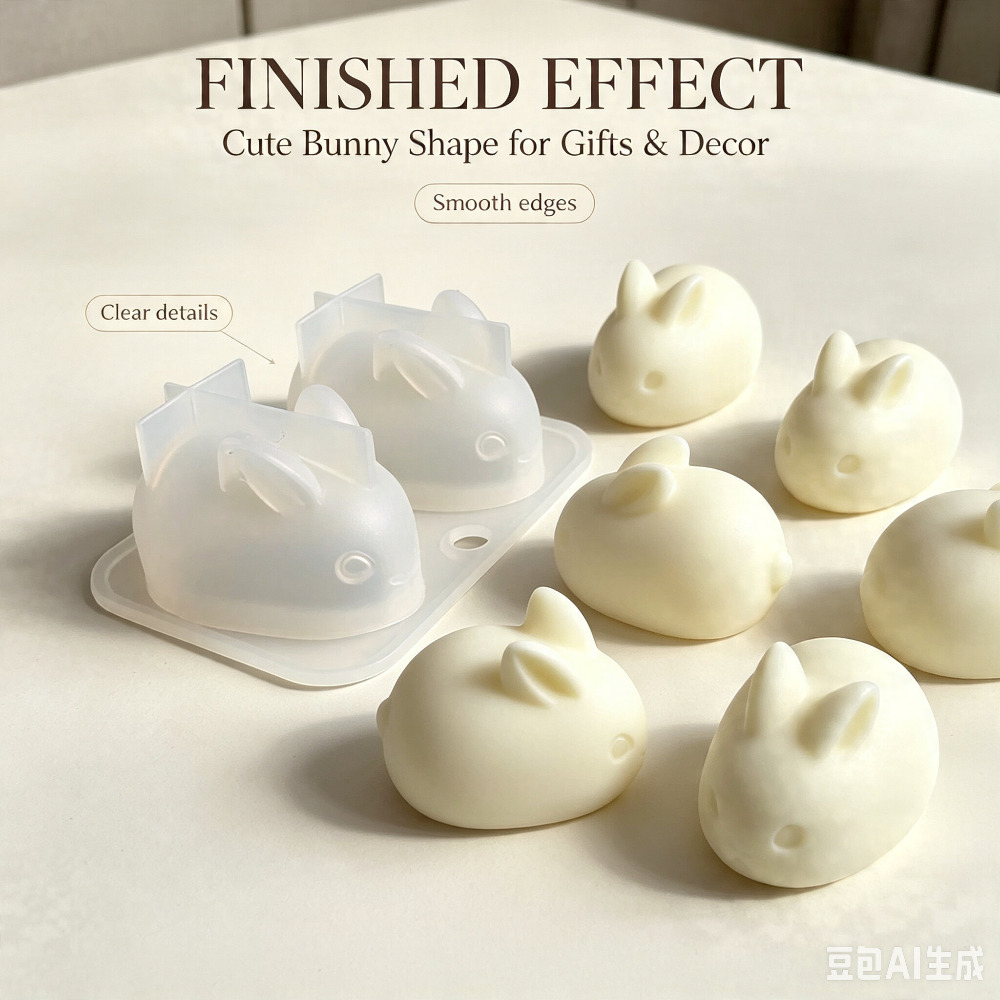 3D Mini Rabbit Silicone Mold F - огляд і ціна Bunny Cake Mold