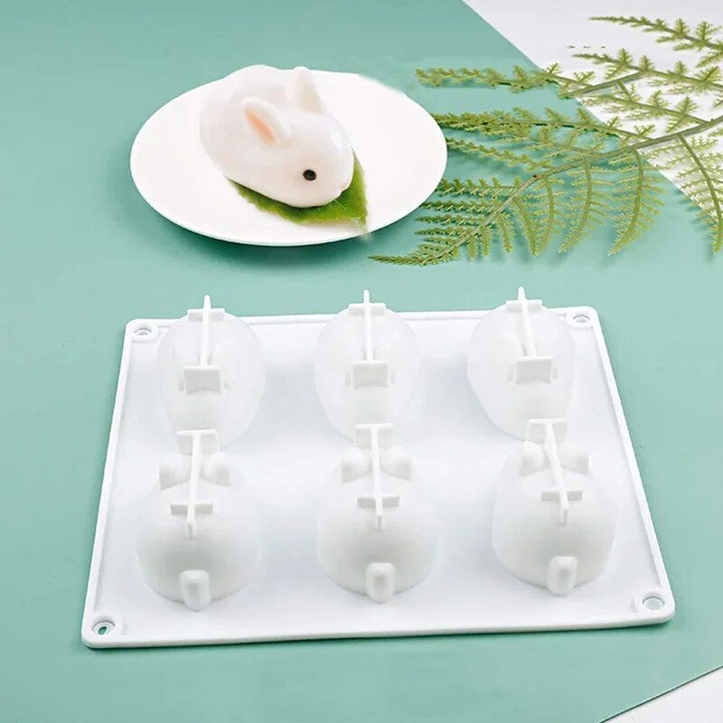 Silicone Rabbit Mold Fondant B - огляд і ціна Bunny Cake Mold