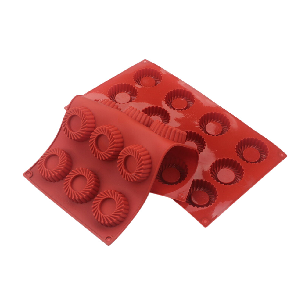 12 Holes Circular Vortex Shape - огляд і ціна Donut Mold Silicone