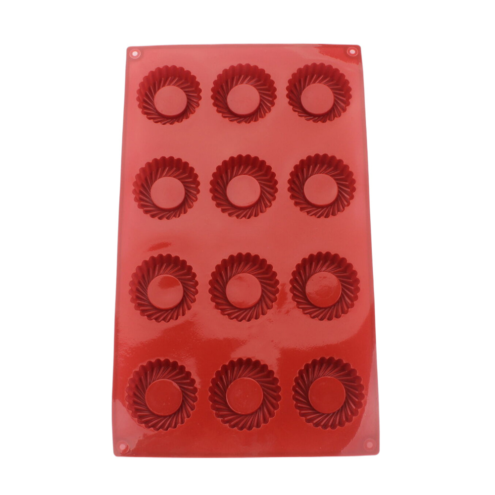12 Holes Circular Vortex Shape - огляд і ціна Donut Mold Silicone