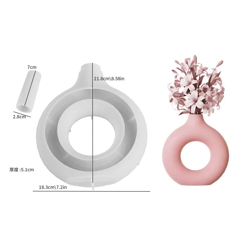 Silicone Mold for Vases Resin  - огляд і ціна Potsticker Mold