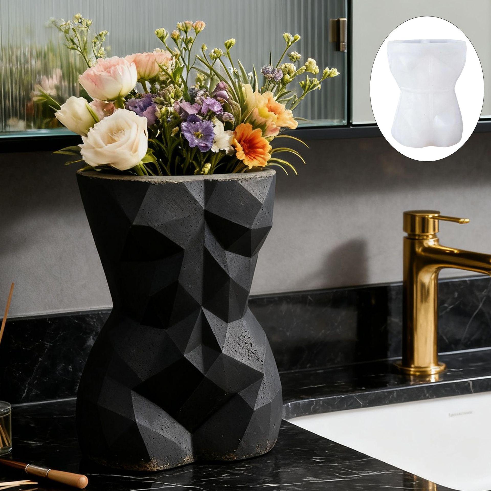 3D Geometric Female Body Flowe - огляд і ціна Potsticker Mold