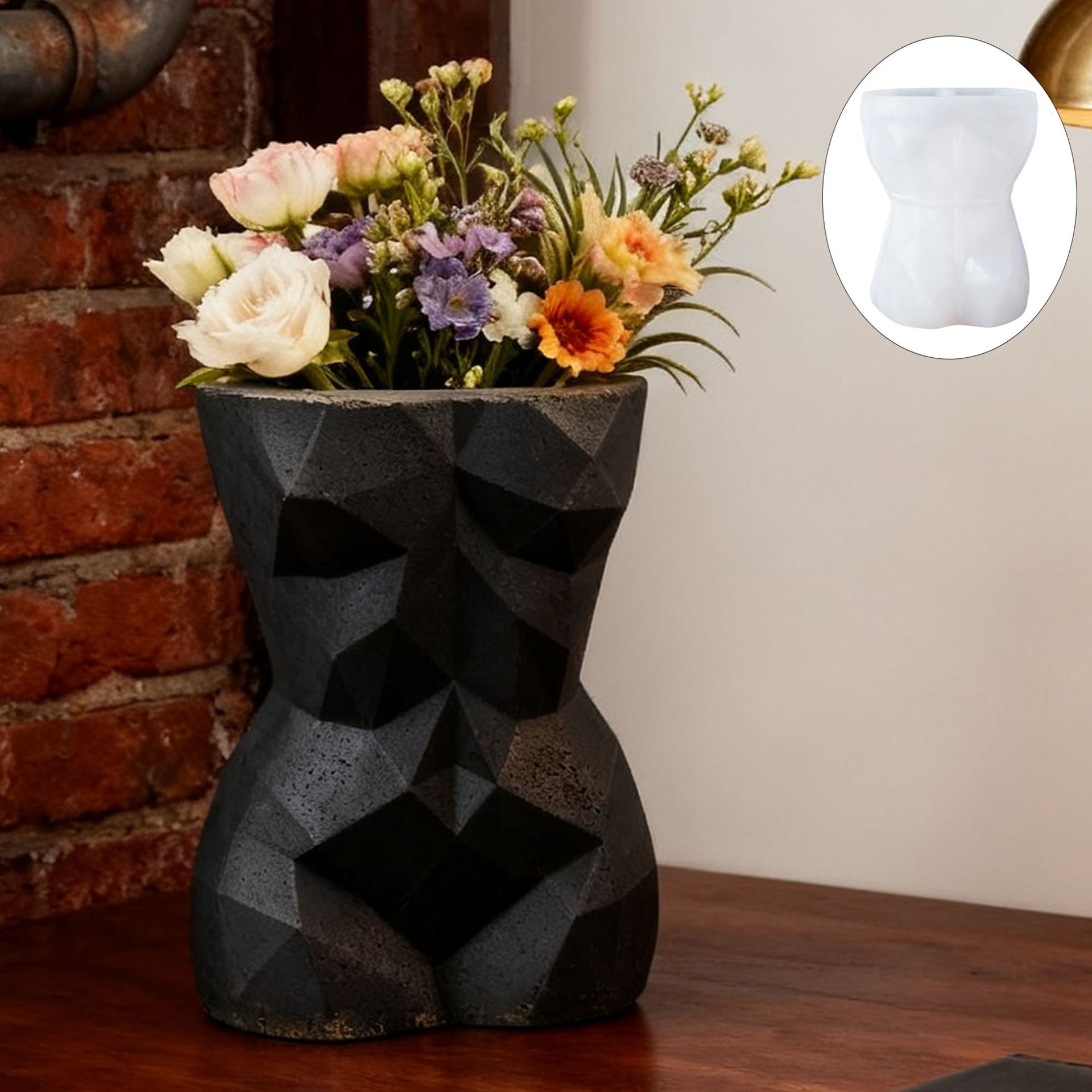 3D Geometric Female Body Flowe - огляд і ціна Potsticker Mold