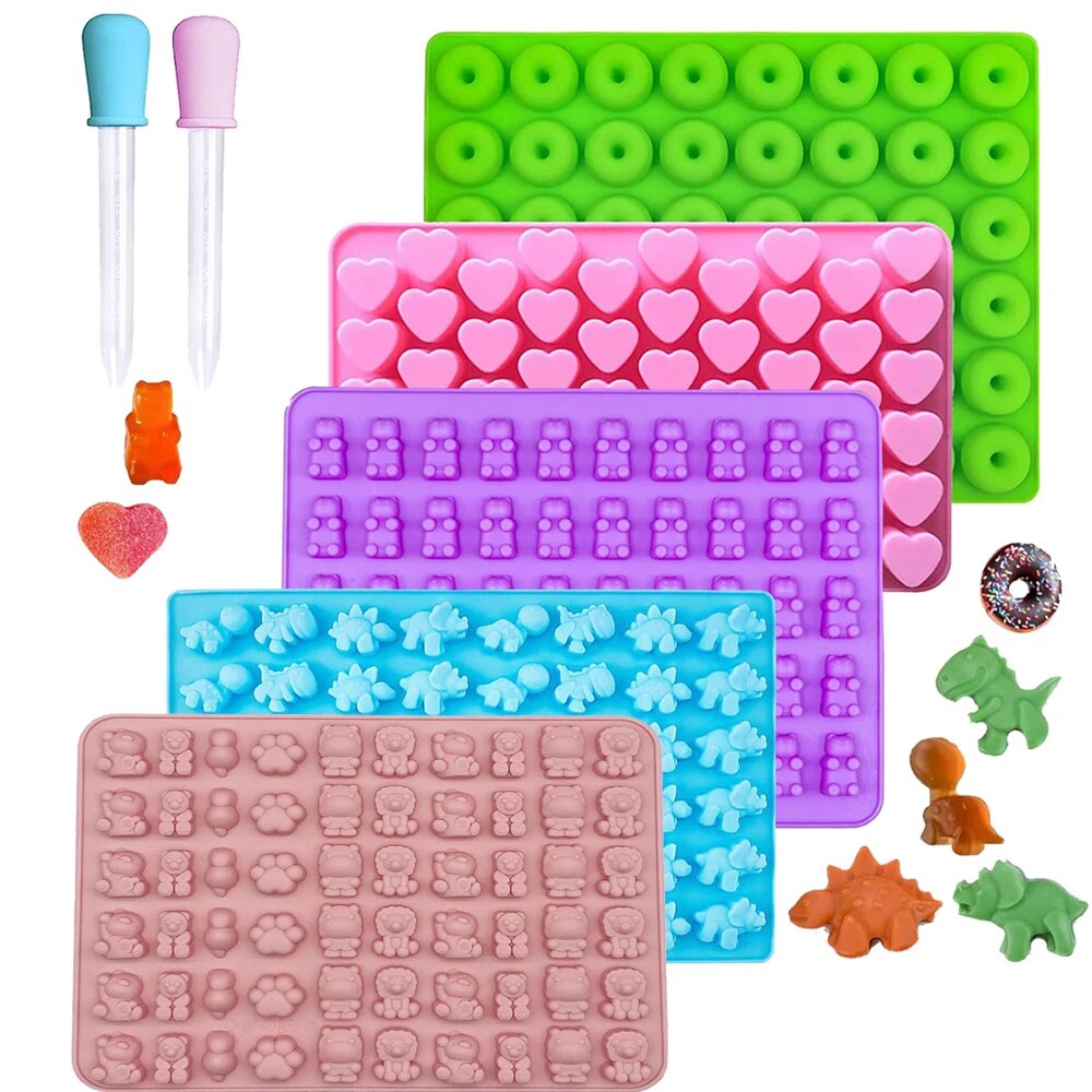 Gummy Bear Molds Silicone Mini - огляд і ціна Donut Mold Silicone