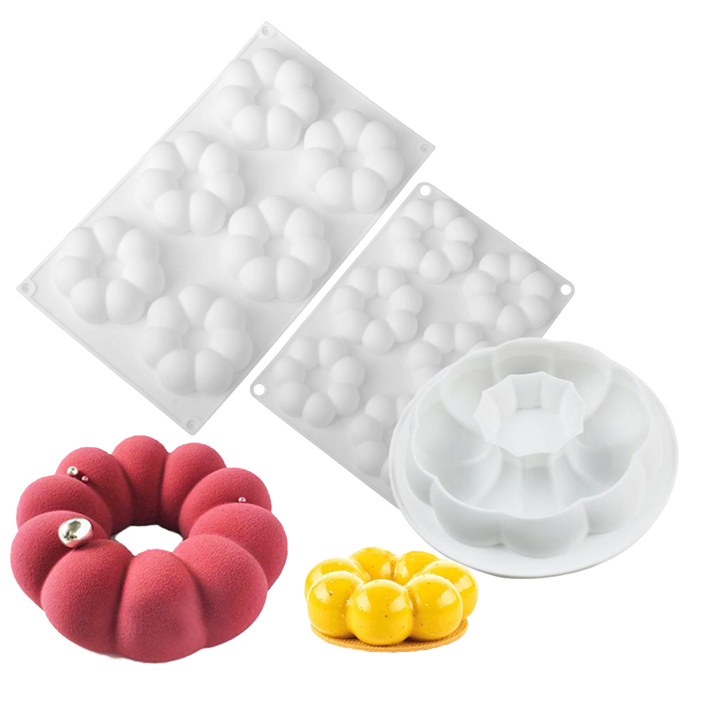 1 or 6 Cells Petal Shaped Donu - огляд і ціна Donut Mold Silicone
