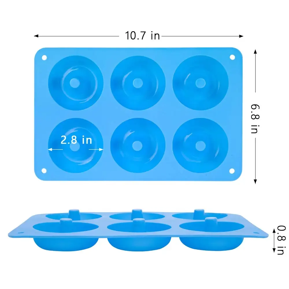 1/2pcs Silicone Muffins Donut  - огляд і ціна Donut Mold Silicone