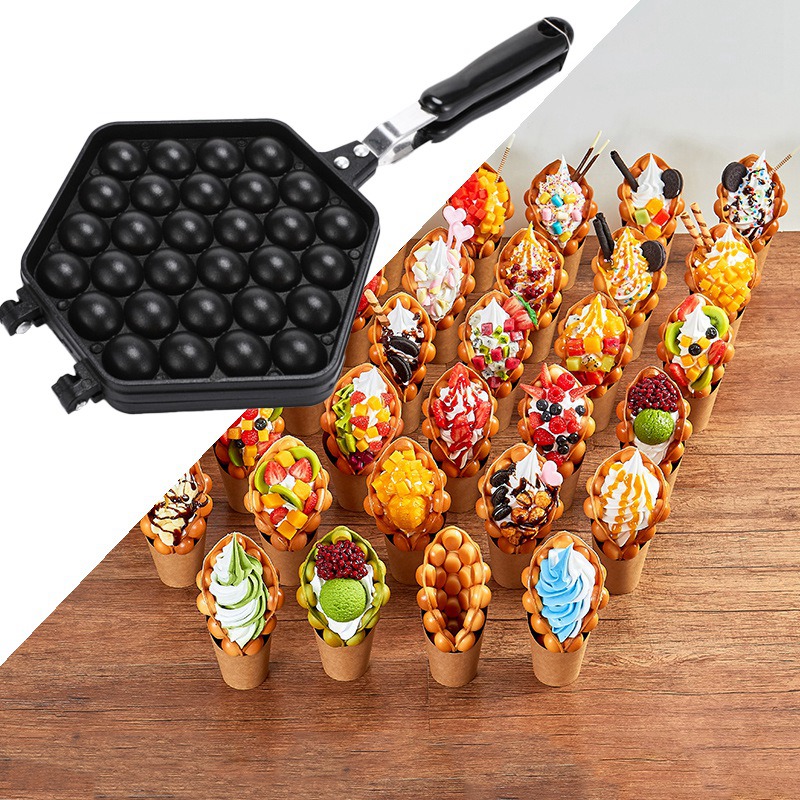 Egg Bubble Cake Baking Pan Mol - огляд і ціна Egg Waffle Pan