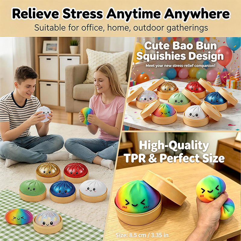 Bao Bun Squishy Toy with Bambo - огляд і ціна Bao Steamer Bamboo