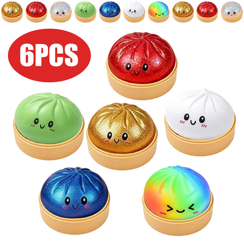 Bao Bun Squishy Toy with Bambo - огляд і ціна Bao Steamer Bamboo