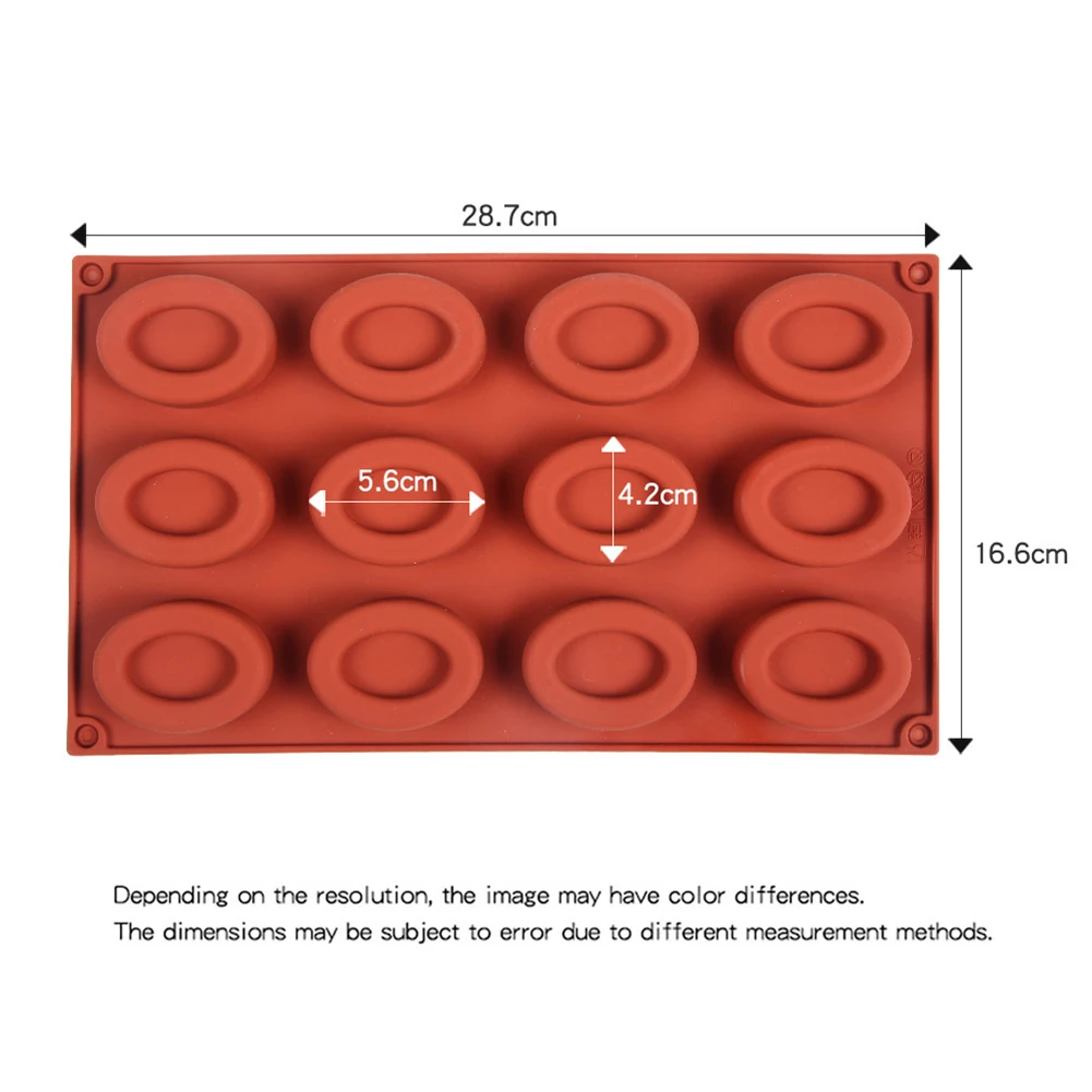 Flexible 12 Cavity Silicone Do - огляд і ціна Donut Mold Silicone