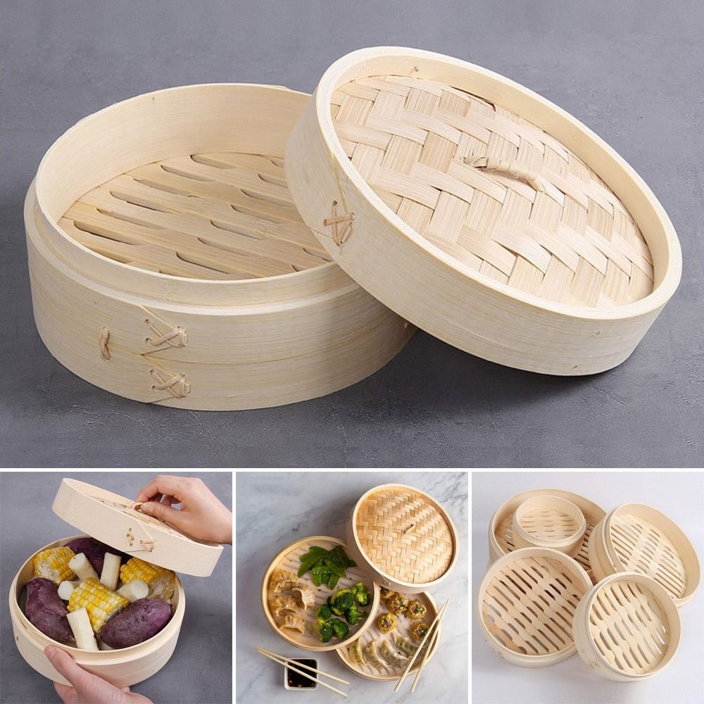 Chinese Steamer Basket Bamboo  - огляд і ціна Bao Steamer Bamboo