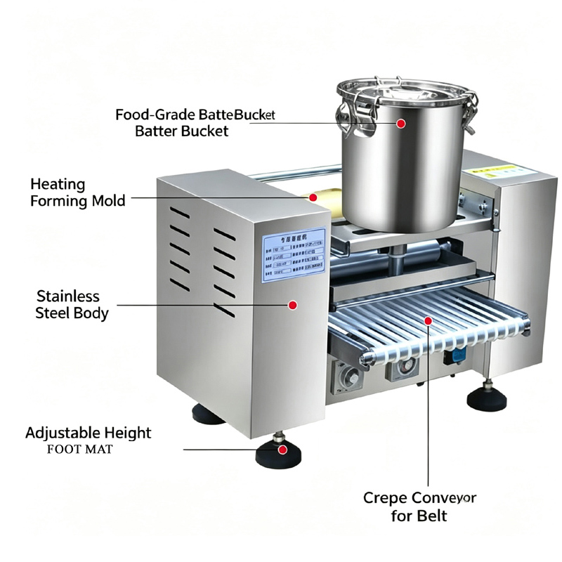 Automatic Mille Crepe Machine  - огляд і ціна Spring Roll Wrapper